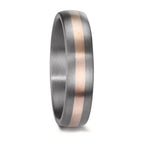 Anillo de pareja 999 tantalio, oro rosa de 585/14 kt
