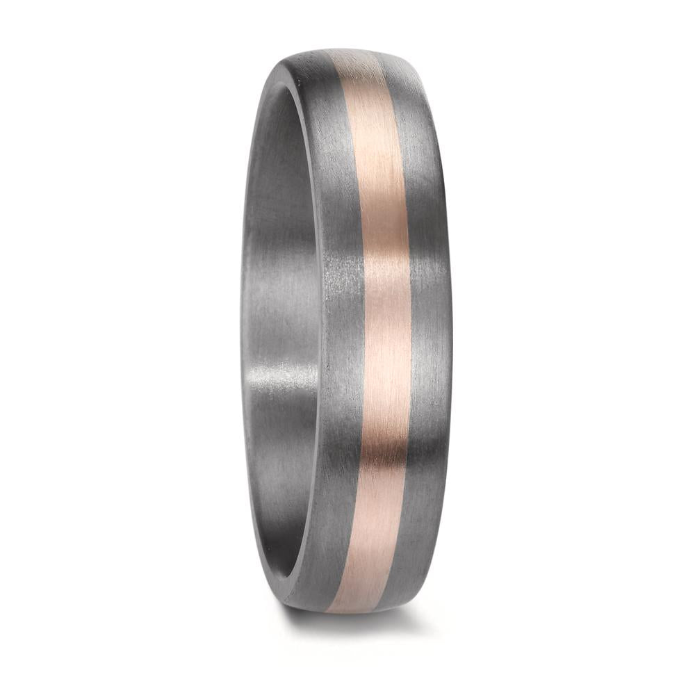Anillo de pareja 999 tantalio, oro rosa de 585/14 kt
