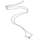 Collar Plata Circonita Rodio plateado 40-45 cm