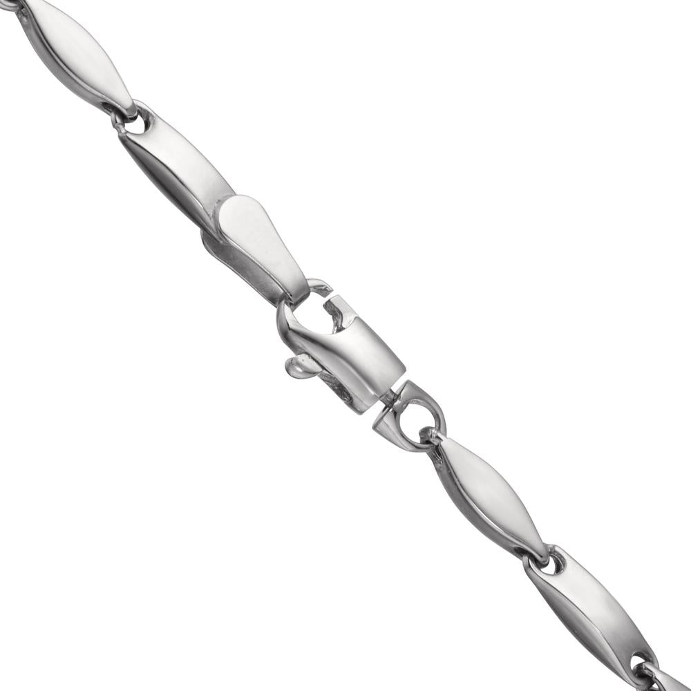 Collar 750/oro blanco de 18 quilates 45 cm