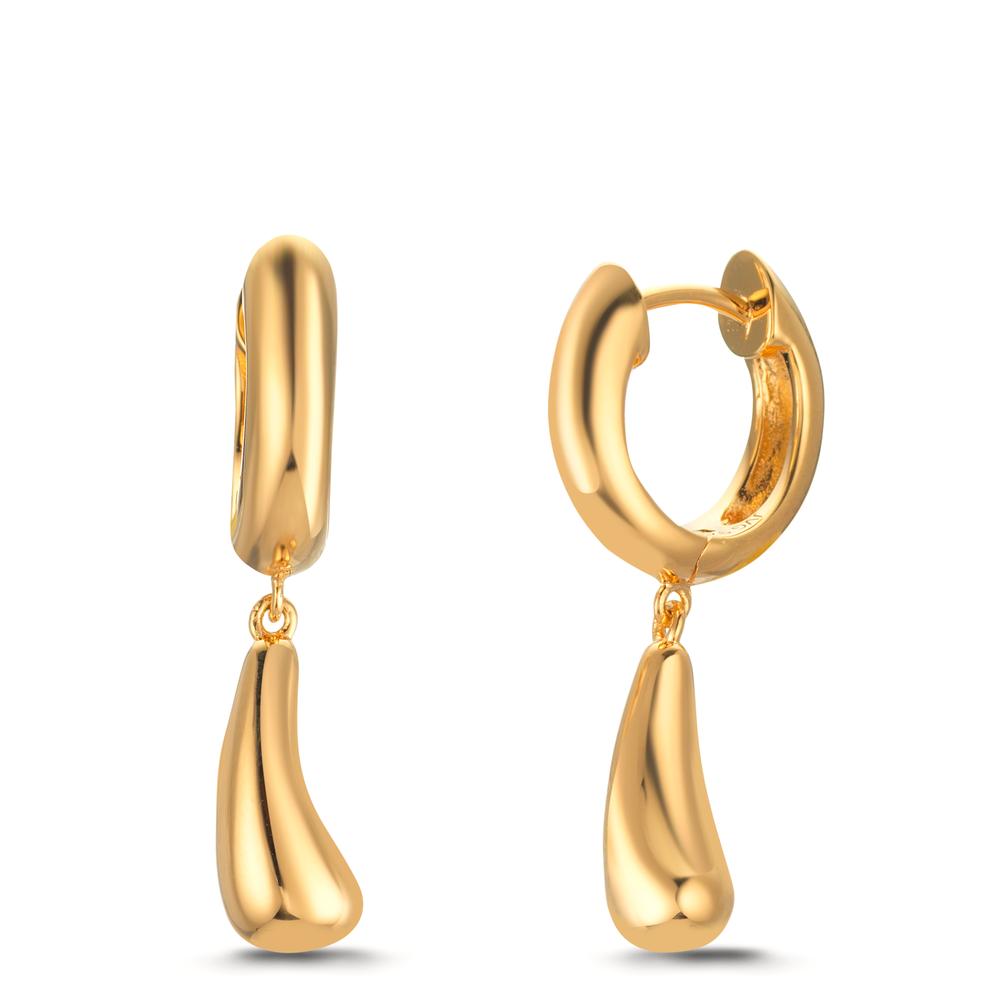 Aro con bisagra Plata Amarillo Dorado