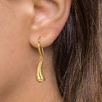 Pendientes Plata Amarillo Dorado