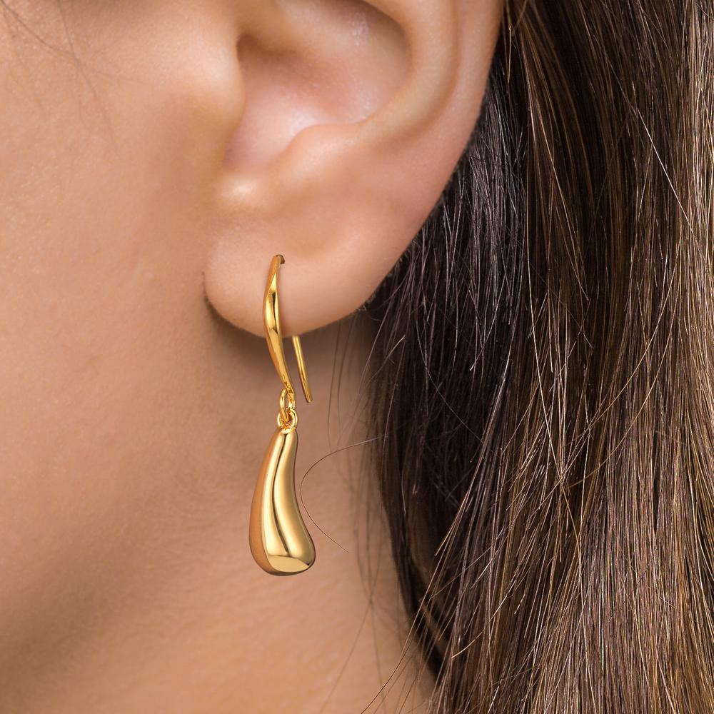 Pendientes Plata Amarillo Dorado