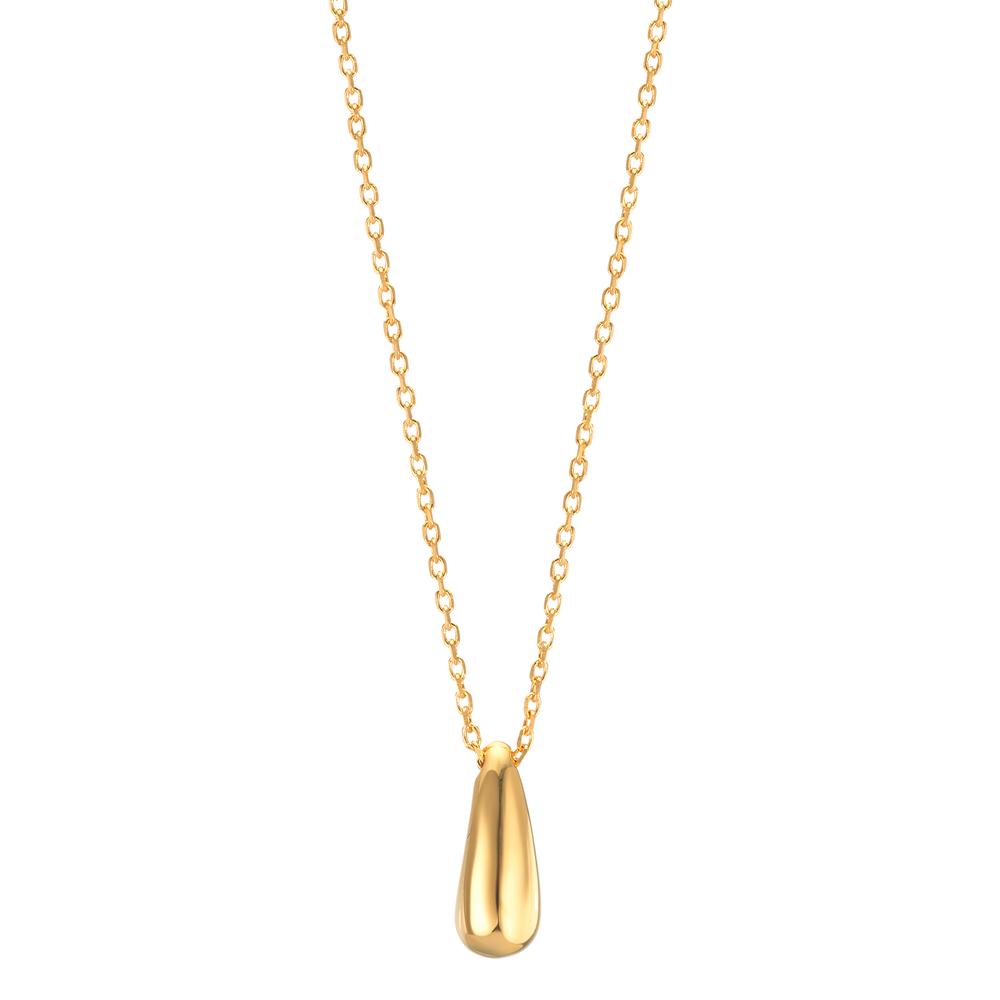 Collar Plata Amarillo Dorado 40-44 cm