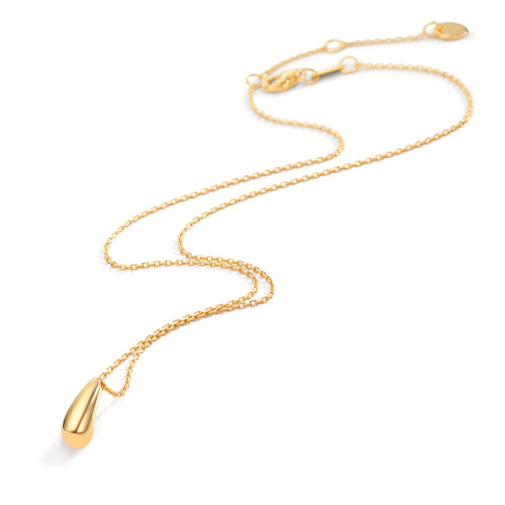 Collar Plata Amarillo Dorado 40-44 cm