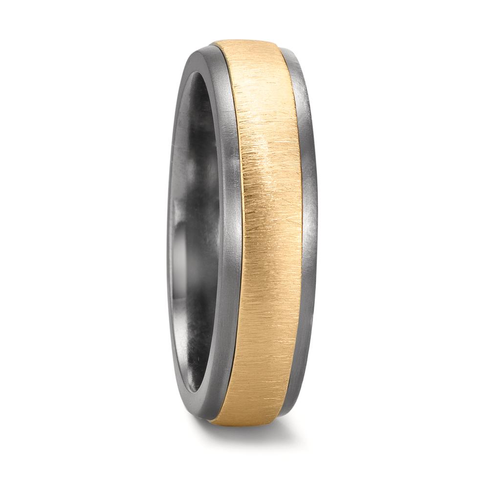 Anillo de pareja 999 tantalio, Oro amarillo de 585/14 kt.