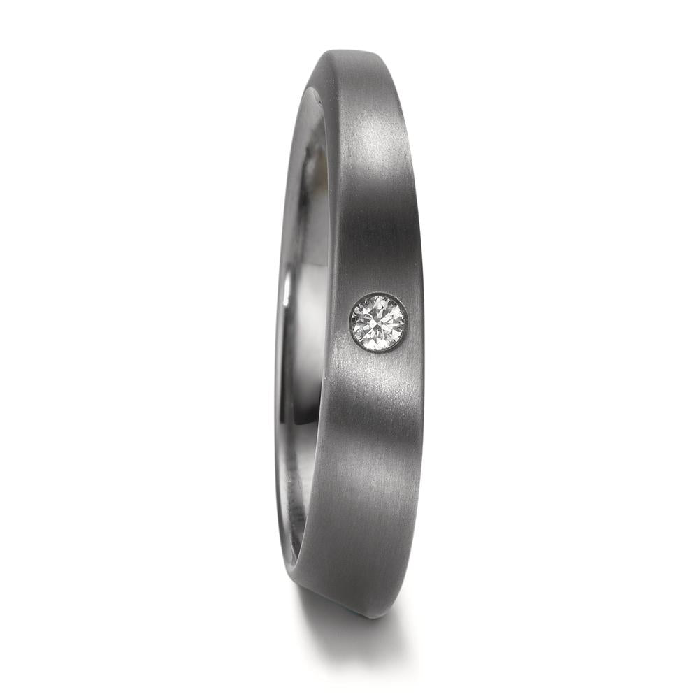 Anillo de pareja 999 tantalio Diamante 0.03 ct, w-si
