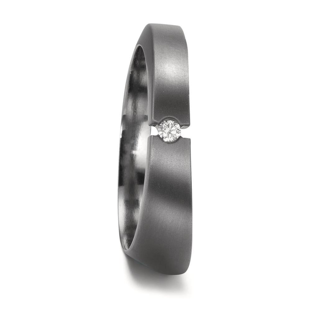 Anillo de pareja 999 tantalio Diamante 0.03 ct, w-si