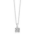 Collar con colgante Oro blanco de 375/9 quilates 40-42 cm