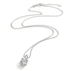 Collar con colgante Oro blanco de 375/9 quilates 40-42 cm