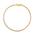 Pulsera Plata Amarillo Dorado Ø1.4 mm