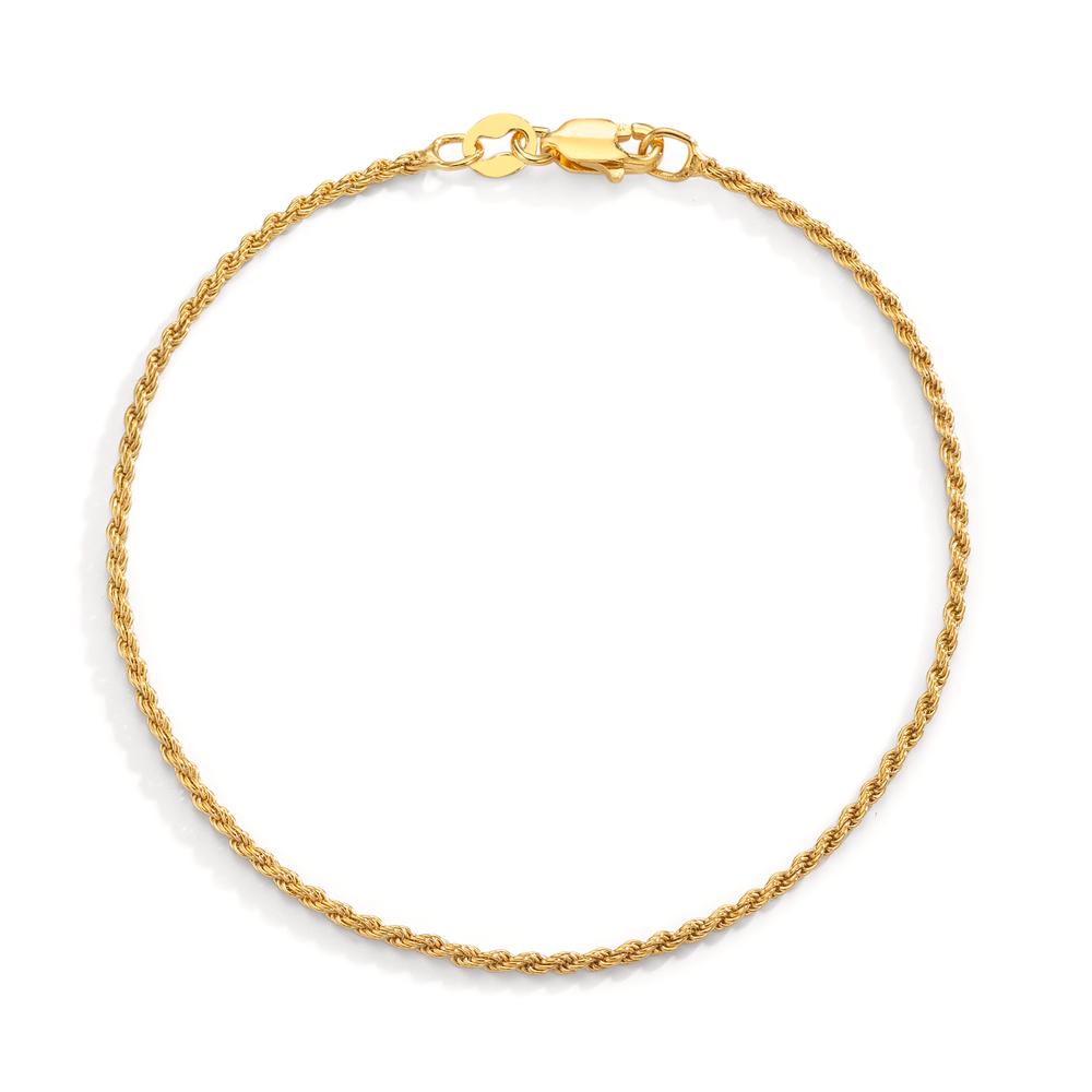 Pulsera Plata Amarillo Dorado 18 cm Ø1.4 mm