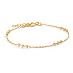 Pulsera Plata Amarillo Dorado
