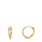 Aros Plata Amarillo Dorado