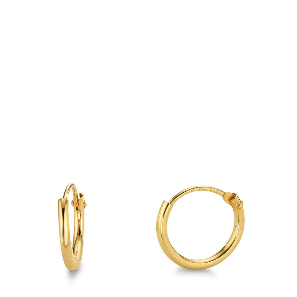 Aros Plata Amarillo Dorado