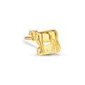 Pendientes 1ud 750/oro amarillo de 18 quilates Vaca
