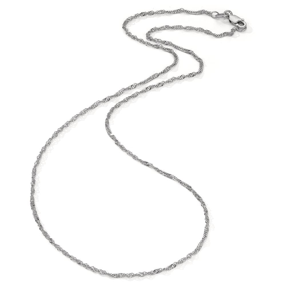 Collar Plata Rodio plateado 45 cm