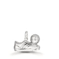 Colgante Plata Patinado Fútbol americano
