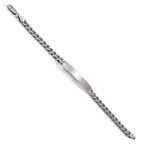 Pulsera grabada Plata Patinado 20 cm