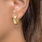 Aro con bisagra Plata Amarillo Dorado