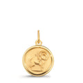 Colgante grabado Oro amarillo de 375/9K Ø12 mm