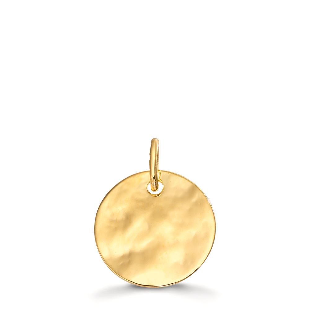 Colgante grabado Oro amarillo de 375/9K Ø12 mm