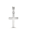 Colgante Oro blanco de 585/14 kt. Cruz
