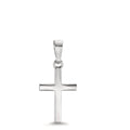Colgante 750/oro blanco de 18 quilates Cruz