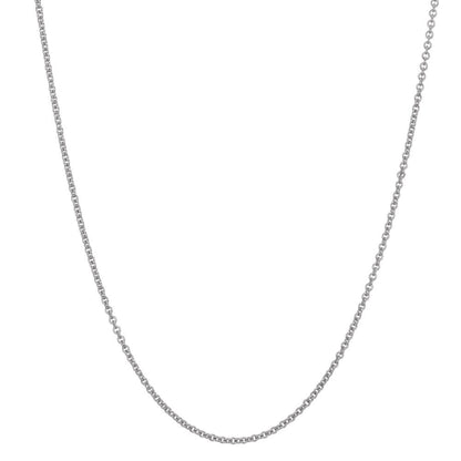 Collar 750/oro blanco de 18 quilates