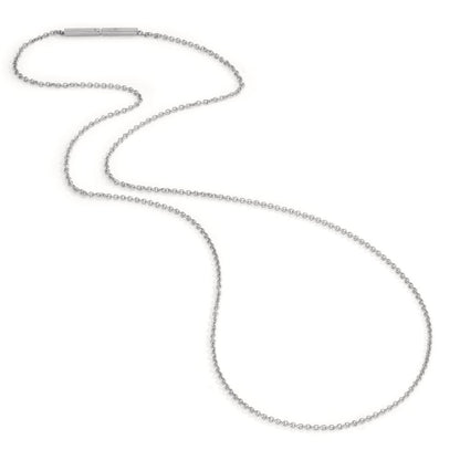 Collar 750/oro blanco de 18 quilates
