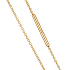 Collar 750/oro amarillo de 18 quilates
