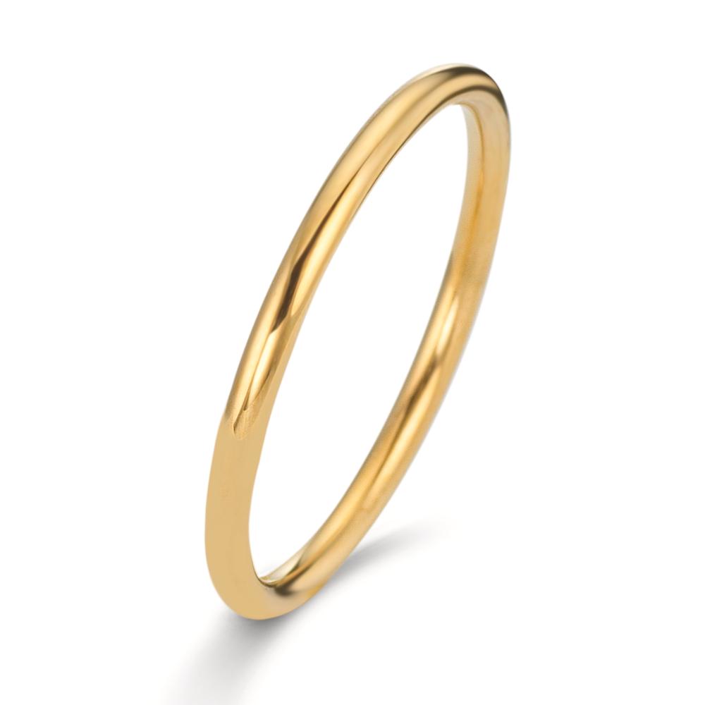 Anillo Acero inoxidable Amarillo Recubierto de IP