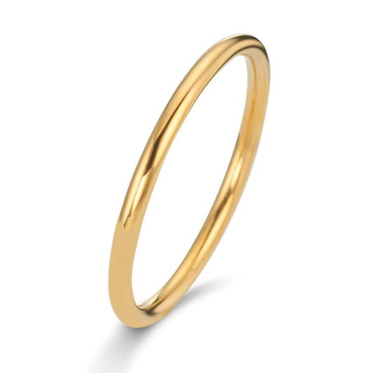 Anillo Acero inoxidable Amarillo Recubierto de IP