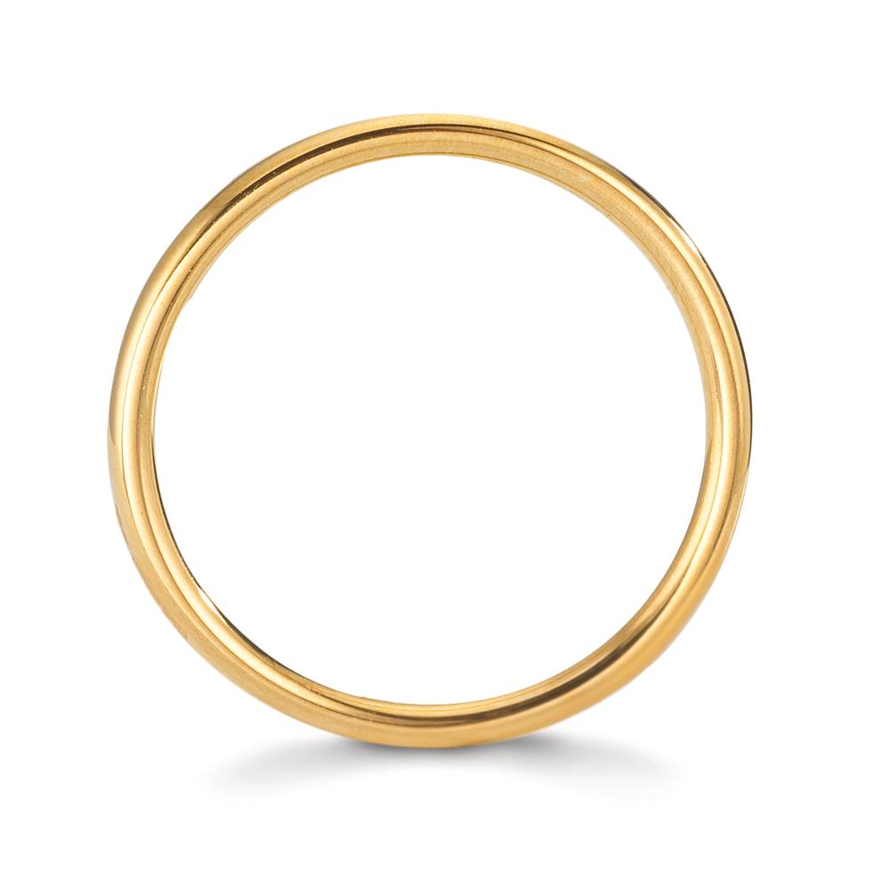 Anillo Acero inoxidable Amarillo Recubierto de IP