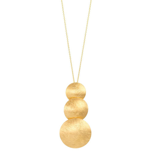 Collar Plata Amarillo Dorado 40-44 cm