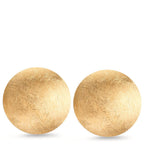 Pendientes Plata Amarillo Dorado Ø22 mm