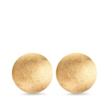 Pendientes Plata Amarillo Dorado Ø17 mm