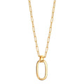 Collar Plata Amarillo Dorado 40-44 cm