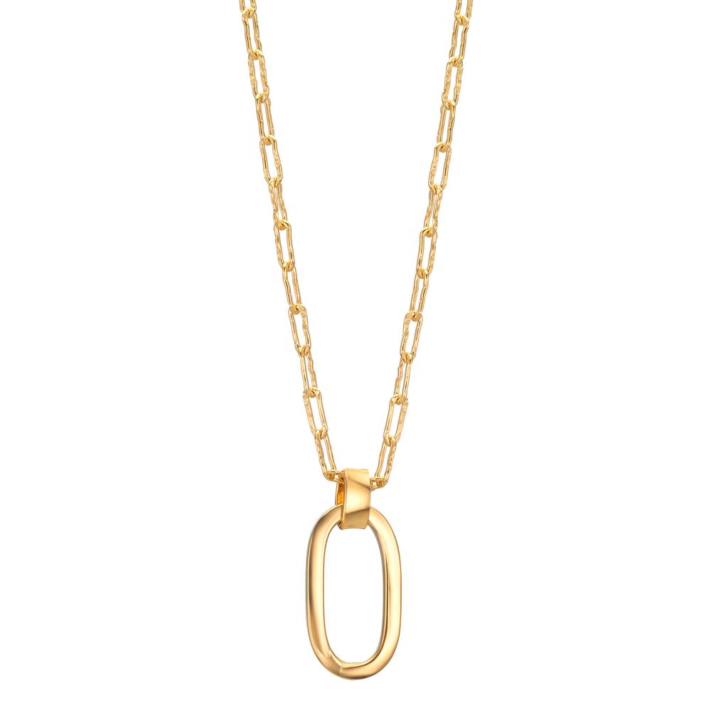 Collar Plata Amarillo Dorado 40-44 cm