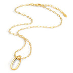 Collar Plata Amarillo Dorado 40-44 cm