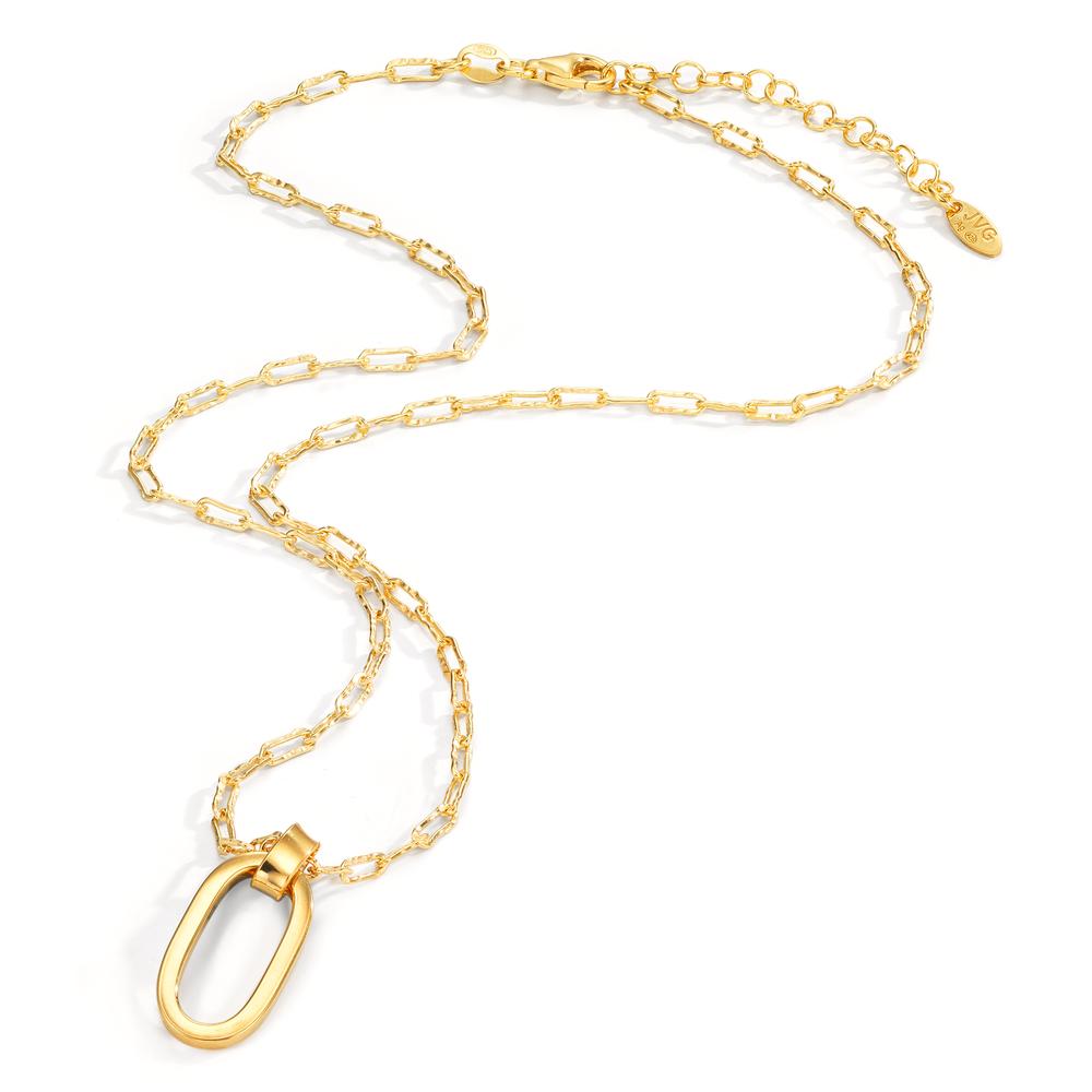 Collar Plata Amarillo Dorado 40-44 cm