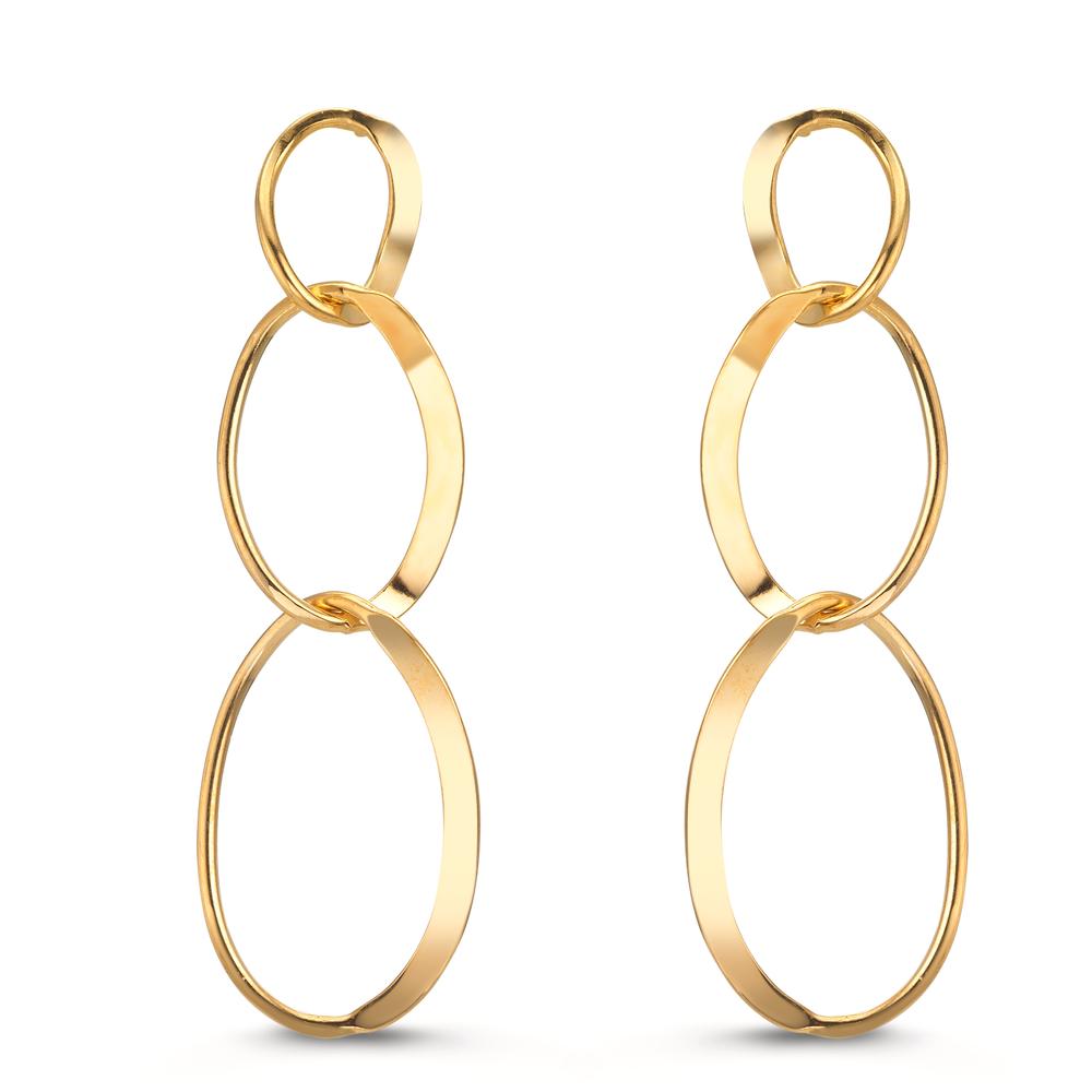 Pendientes Plata Amarillo Dorado