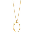 Collar Plata Amarillo Dorado 40-44 cm