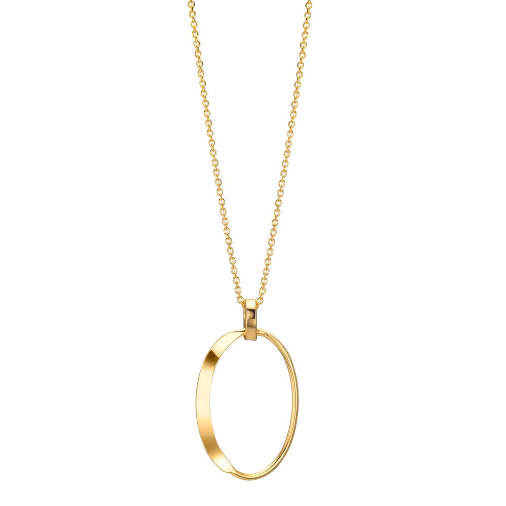 Collar Plata Amarillo Dorado 40-44 cm