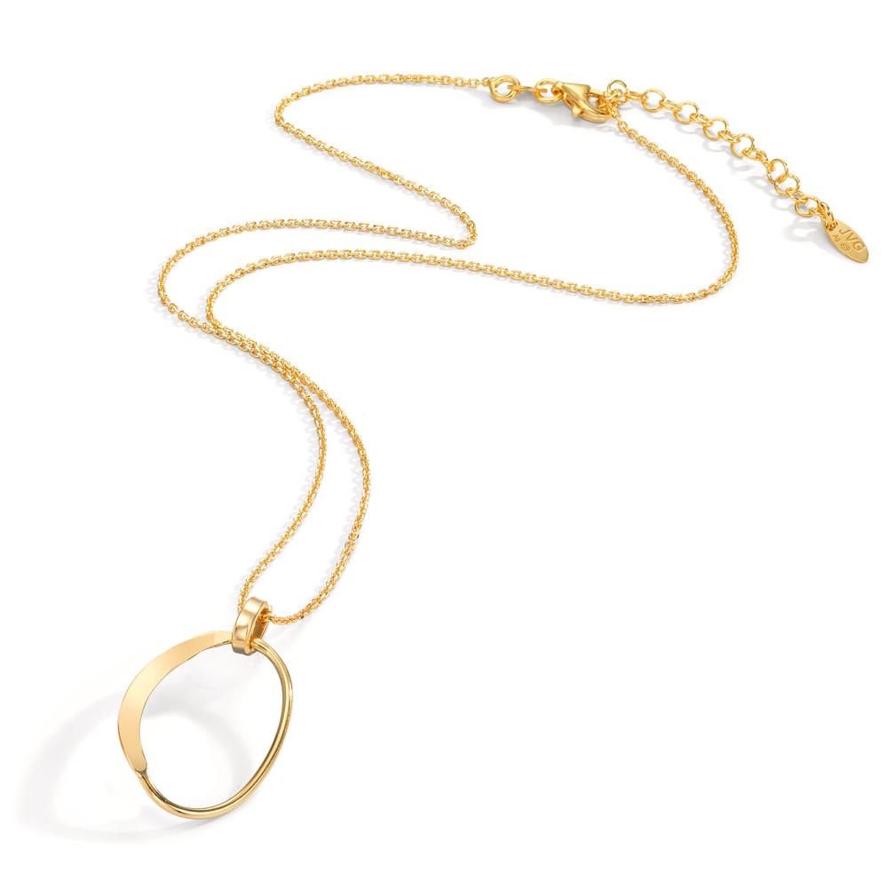 Collar Plata Amarillo Dorado 40-44 cm