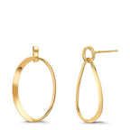 Pendientes Plata Amarillo Dorado