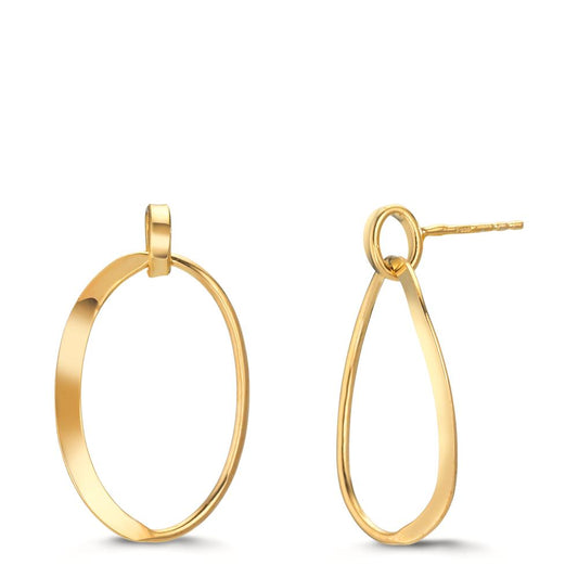 Pendientes Plata Amarillo Dorado