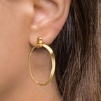 Pendientes Plata Amarillo Dorado