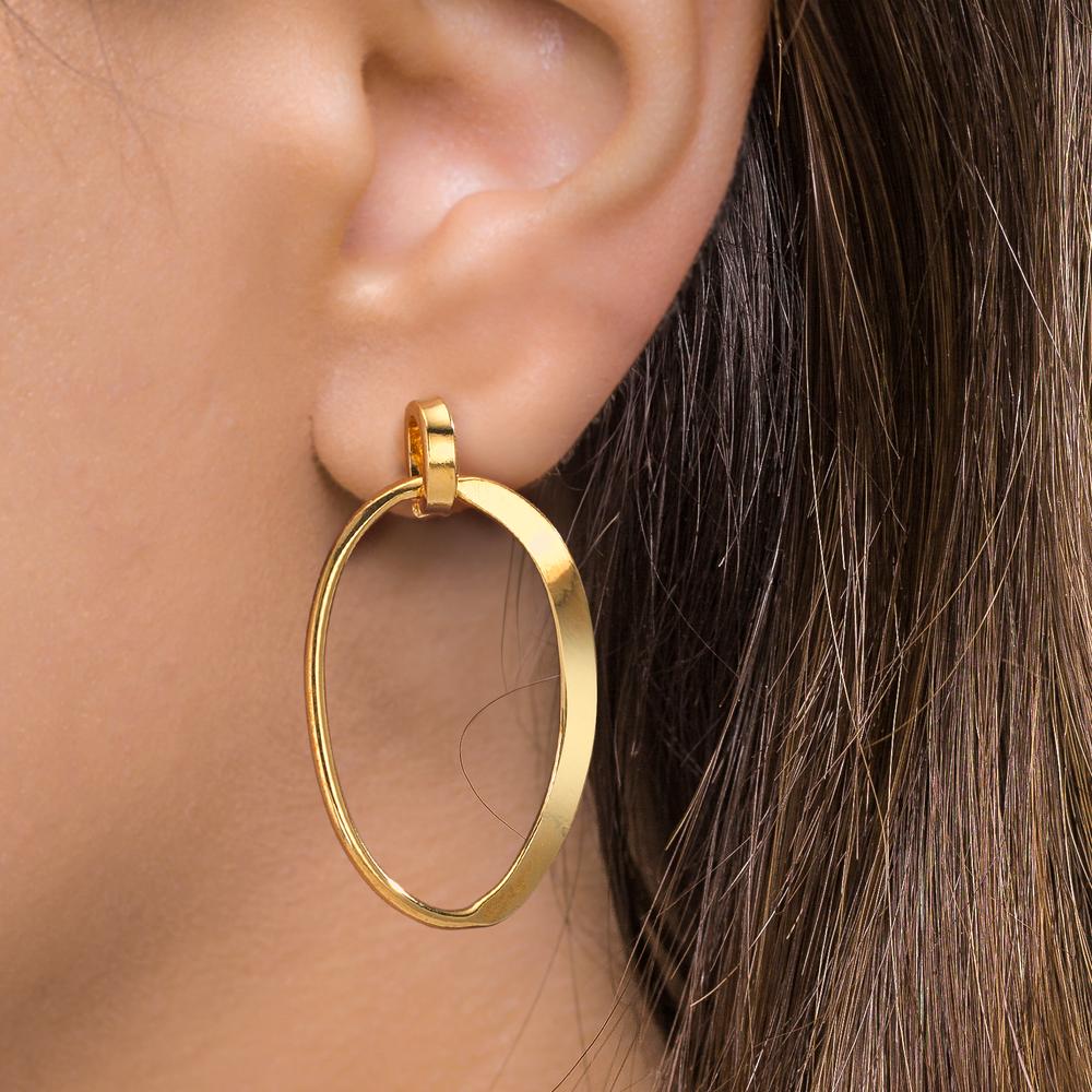 Pendientes Plata Amarillo Dorado