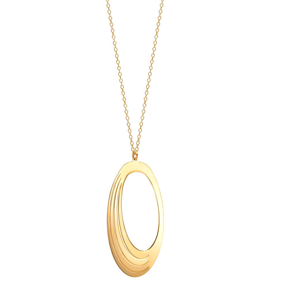 Collar Plata Amarillo Dorado 40-44 cm